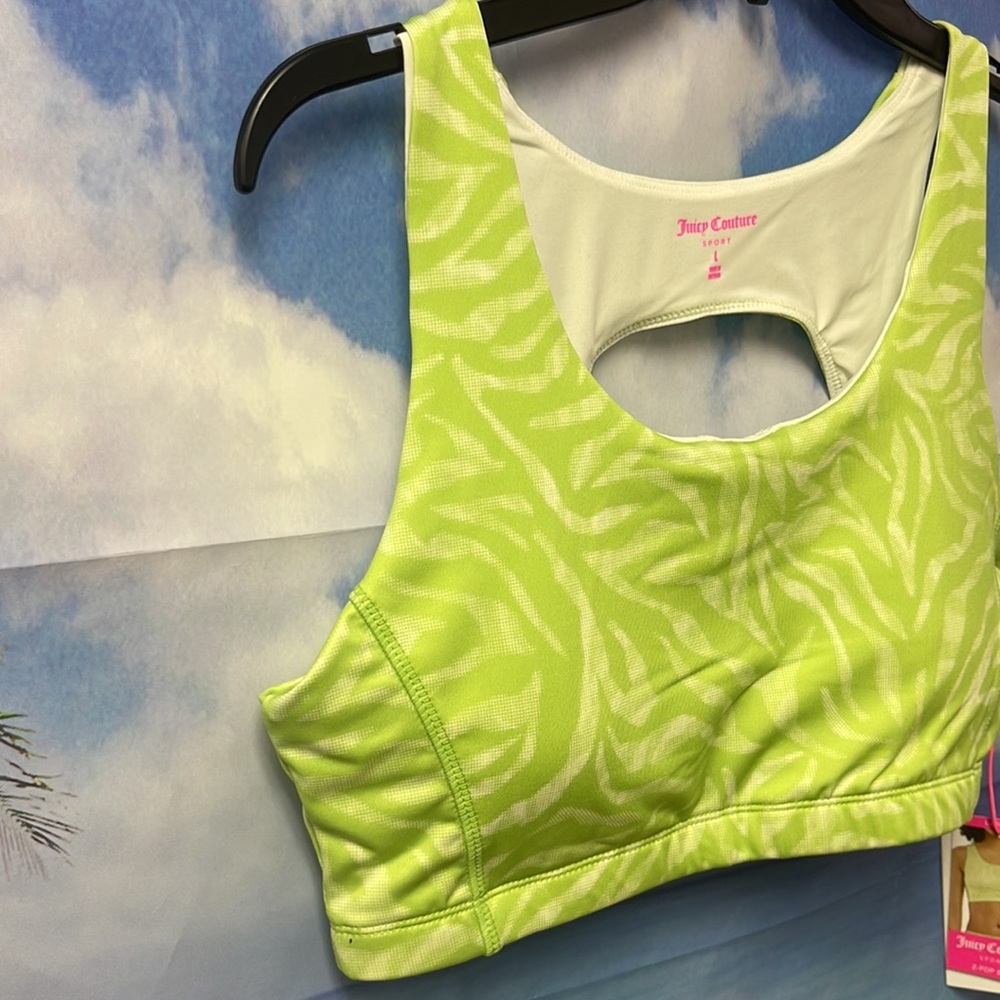 Brand new with tags Woman’s Juicy Couture Sport - Z-pop bra. Size is Large. - Picture 4 of 14